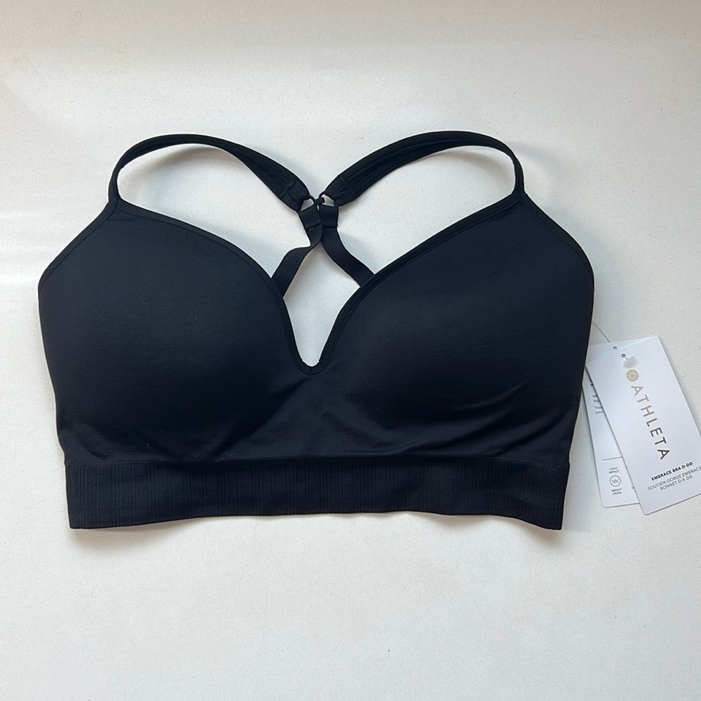 Black Athleta sports bra size medium D-DD